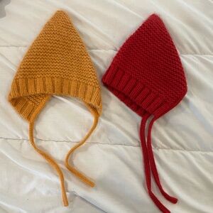 Hanna Anderson Baby Alpaca Sweater Yarn Beanies (2)